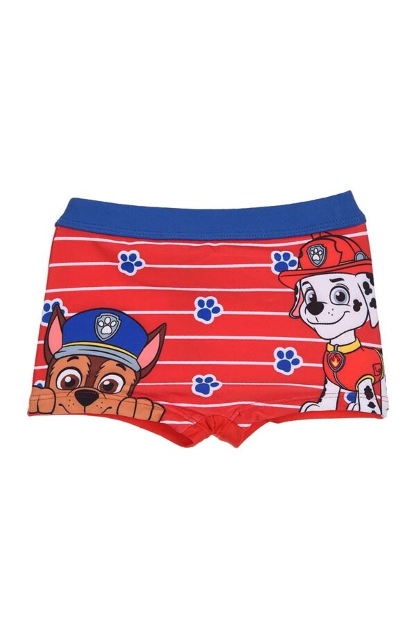Slip Boxeri De Baie Bebelusi Rosu Paw Patrol Cu Labute Si Dungi Intre 12 18 Luni Ja19 Total Race Kids