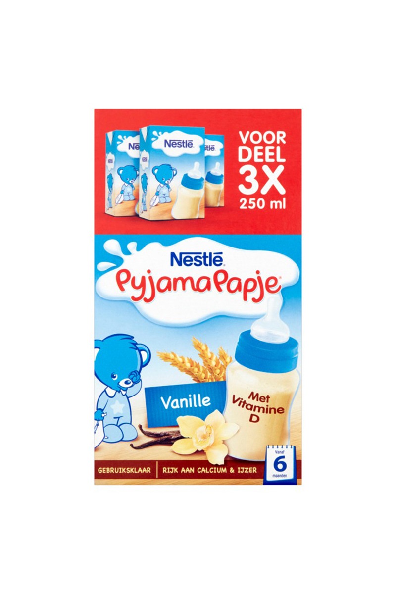 Nestle Pyjamapapje Cu Vanilie Pentru Bebelusi 6 Luni 3 250 Ml Total Race Kids