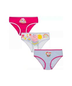 Set 3 perechi chiloti fete Peppa Pig 4-5 ani