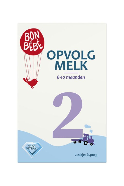 Lapte praf de continuare, Bon Bebe no 2, cu ProVita+, 800 g, 6-10 luni