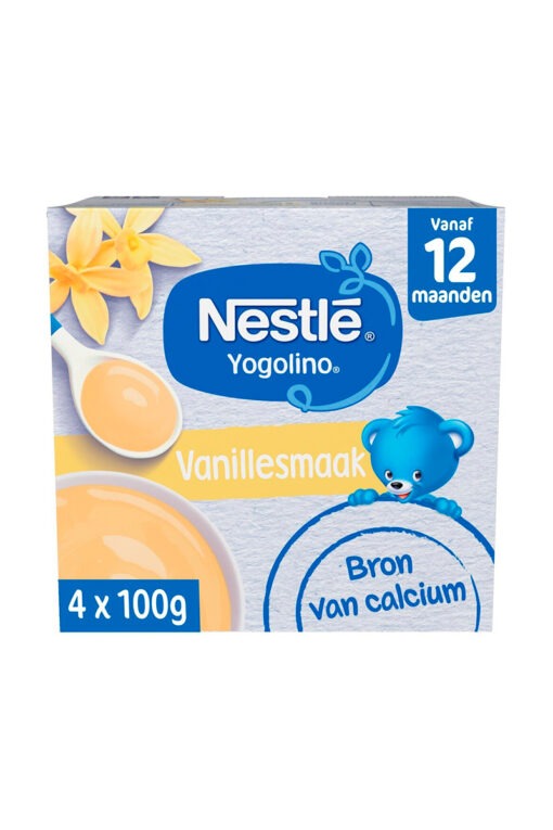 Gustare cu vanilie, Nestlé Yogolino, +12 luni, 4x100g